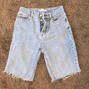 Jean shorts, with pockets. Size small